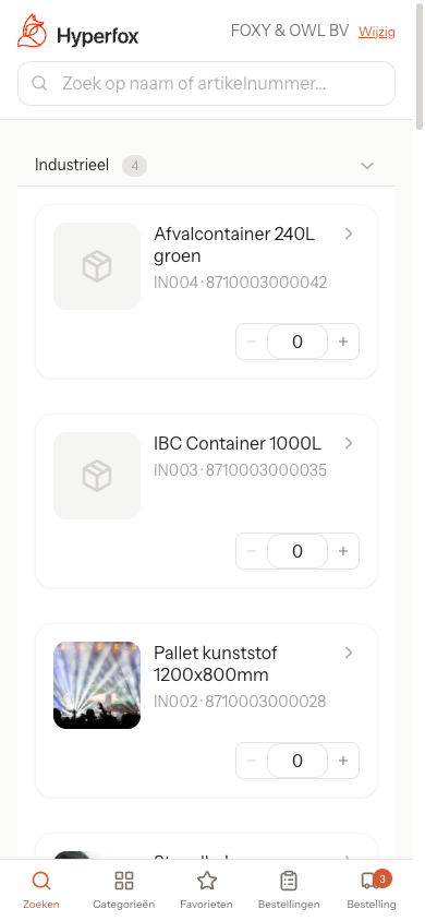 Mobile catalogue
