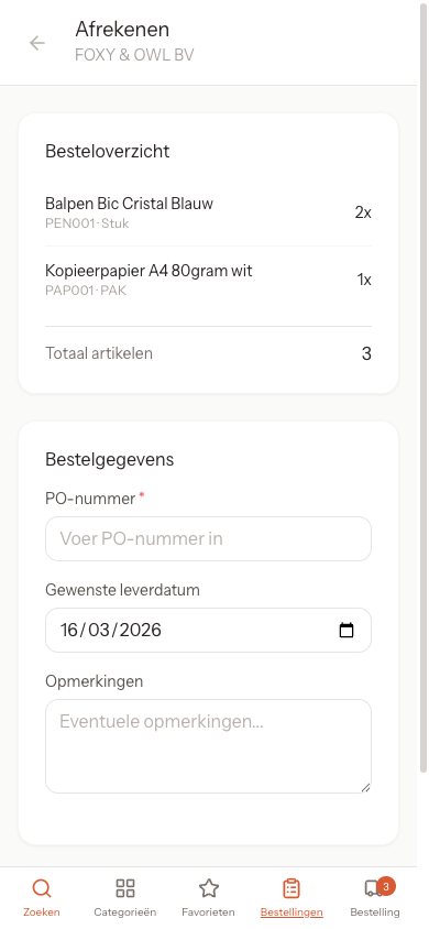 Mobile checkout